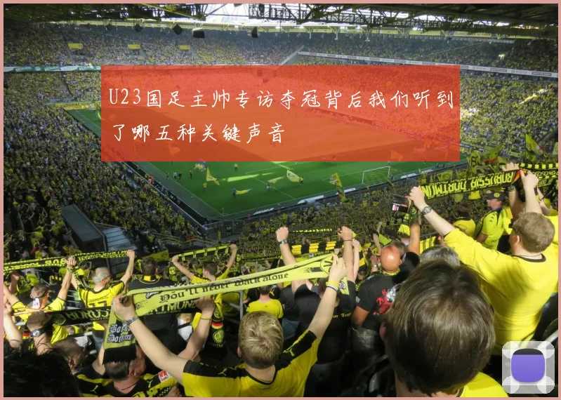 U23国足主帅专访夺冠背后我们听到了哪五种关键声音